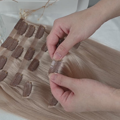 #TAUPE - INVISIBLE CLIP EXTENSIONS