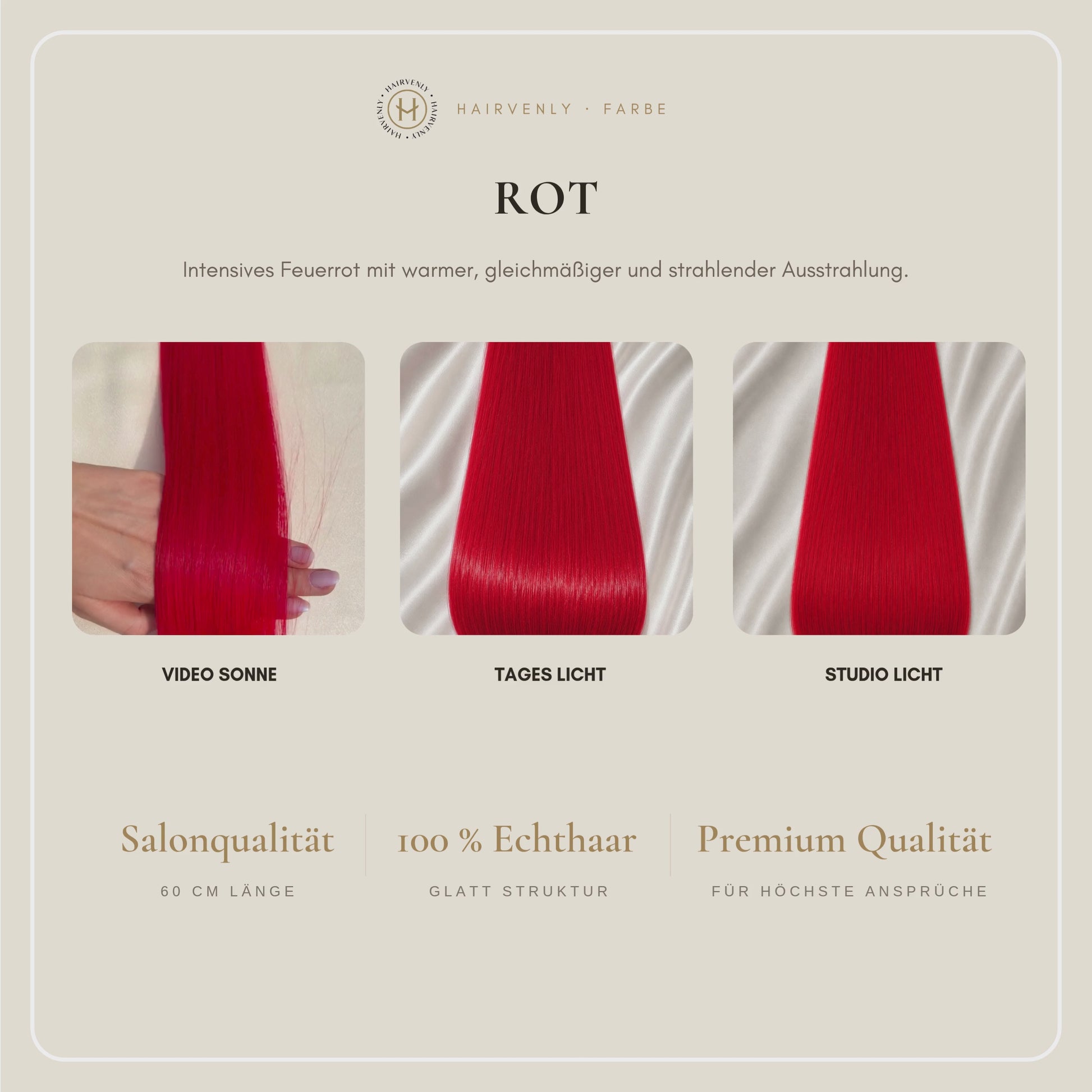 #ROT STANDARD RUSSISCHE TAPE EXTENSIONS GLATT ♡