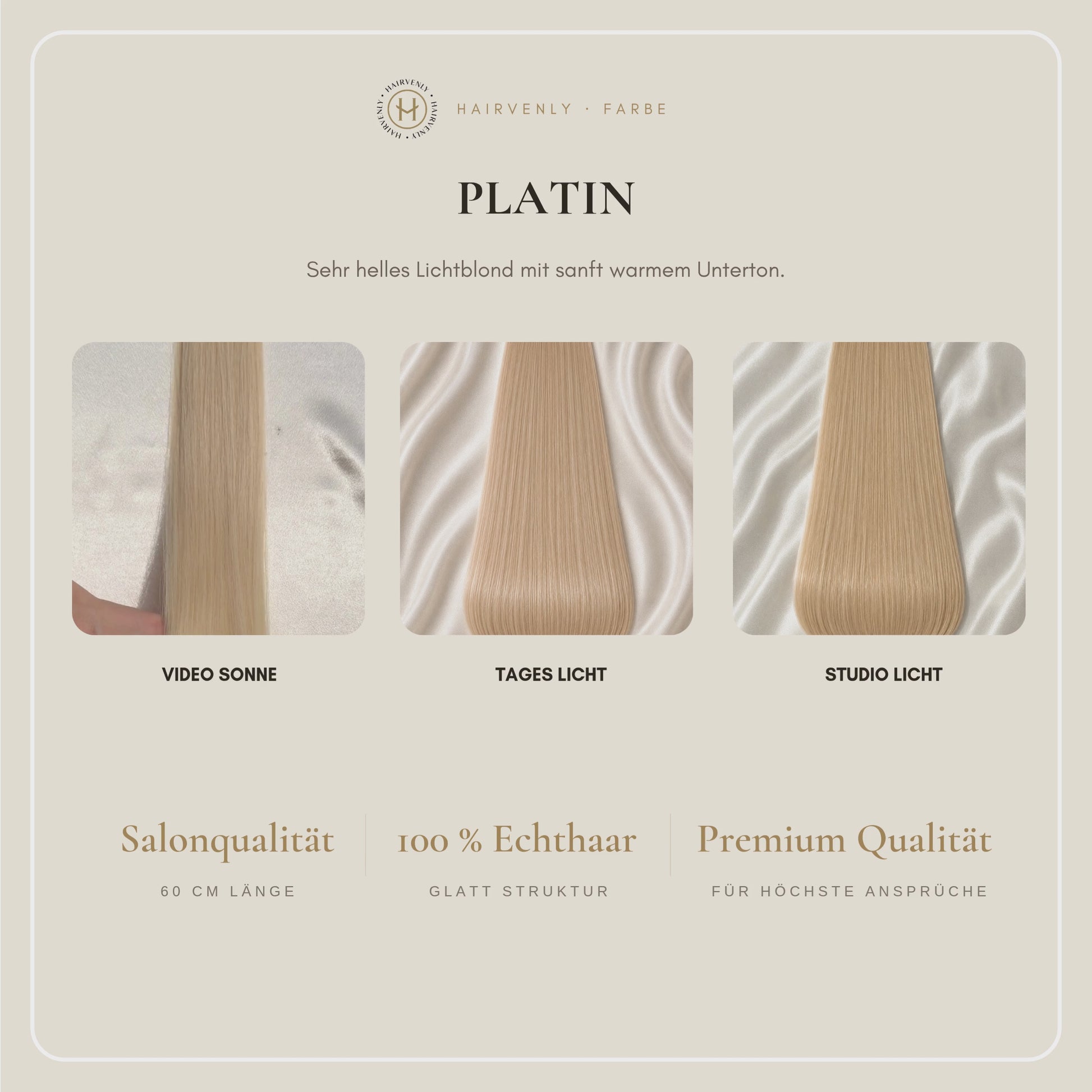 #PLATIN STANDARD RUSSISCHE TAPE EXTENSIONS GLATT ♡