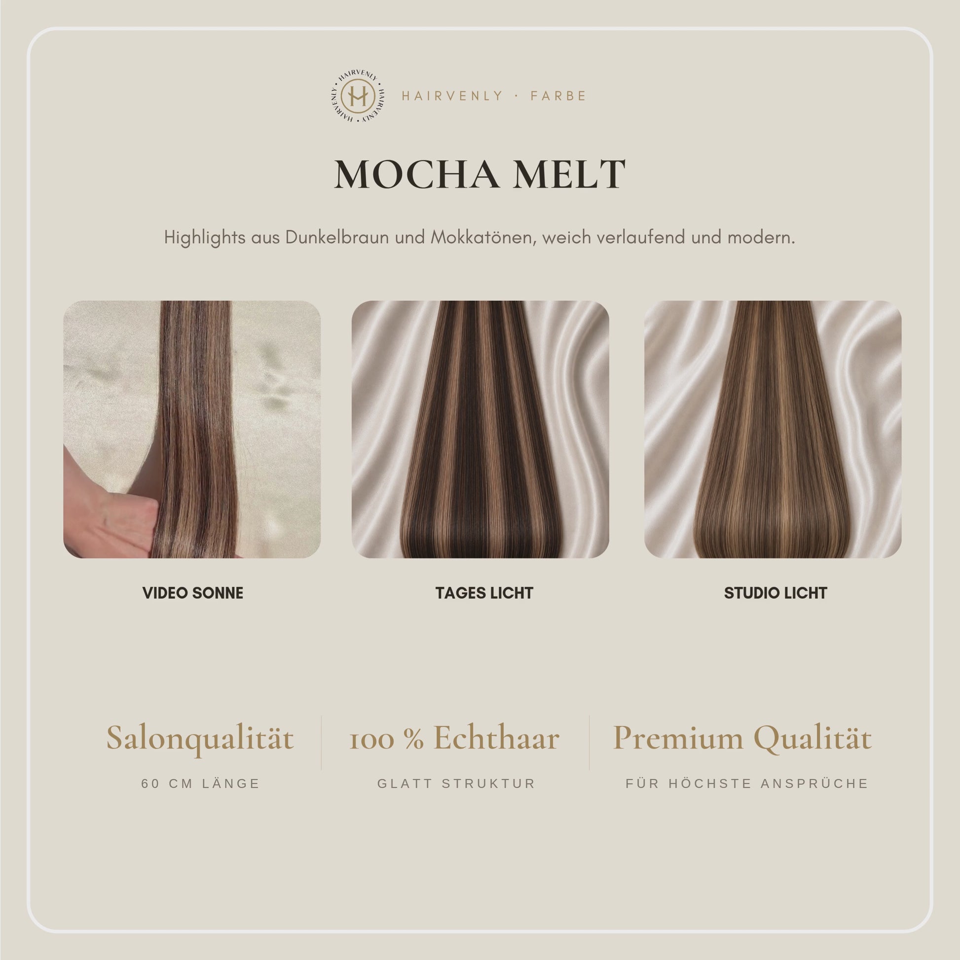 #MOCHAMELT STANDARD RUSSISCHE TAPE EXTENSIONS GLATT ♡