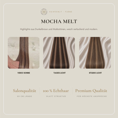 #MOCHAMELT STANDARD RUSSISCHE TAPE EXTENSIONS GLATT ♡