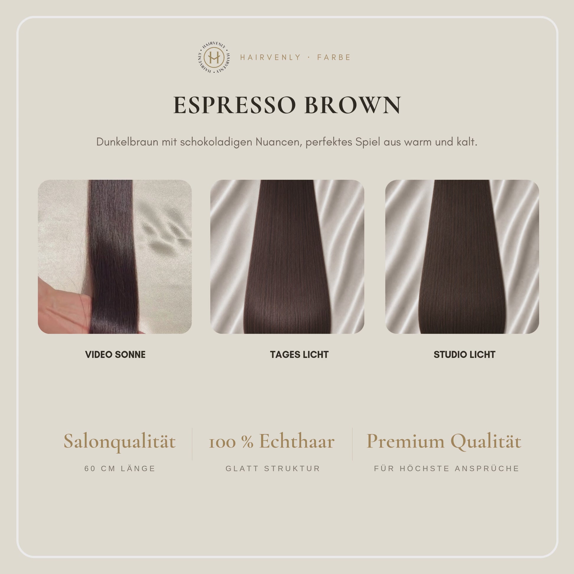 #ESPRESSO BROWN STANDARD RUSSISCHE TAPE EXTENSIONS GLATT ♡