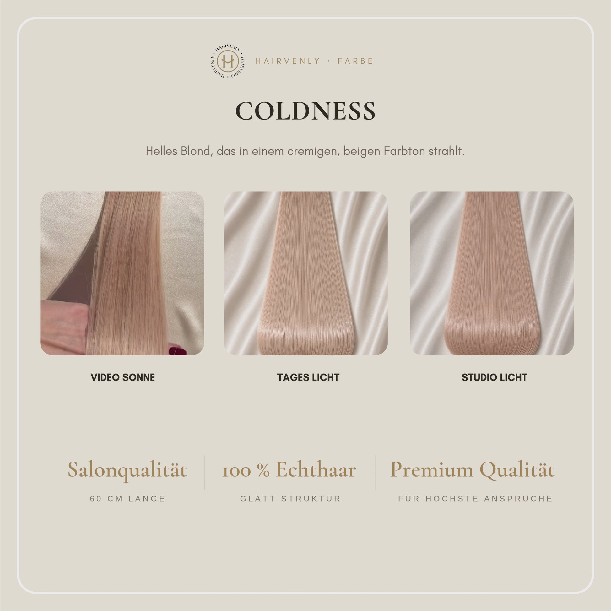 #COLDNESS STANDARD RUSSISCHE TAPE EXTENSIONS GLATT ♡