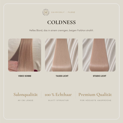 #COLDNESS STANDARD RUSSISCHE TAPE EXTENSIONS GLATT ♡
