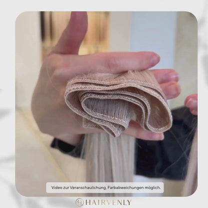 #10 HONIGBLONDE US WELLIGE TRESSEN CLASSIC ECHTHAAR  65CM ♡