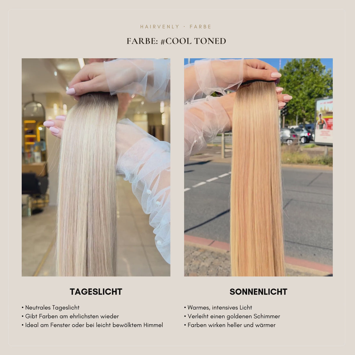 #Cool Toned | Aschblond Balayage | Echthaar Mini Tape Extensions | RU Glatt ♡