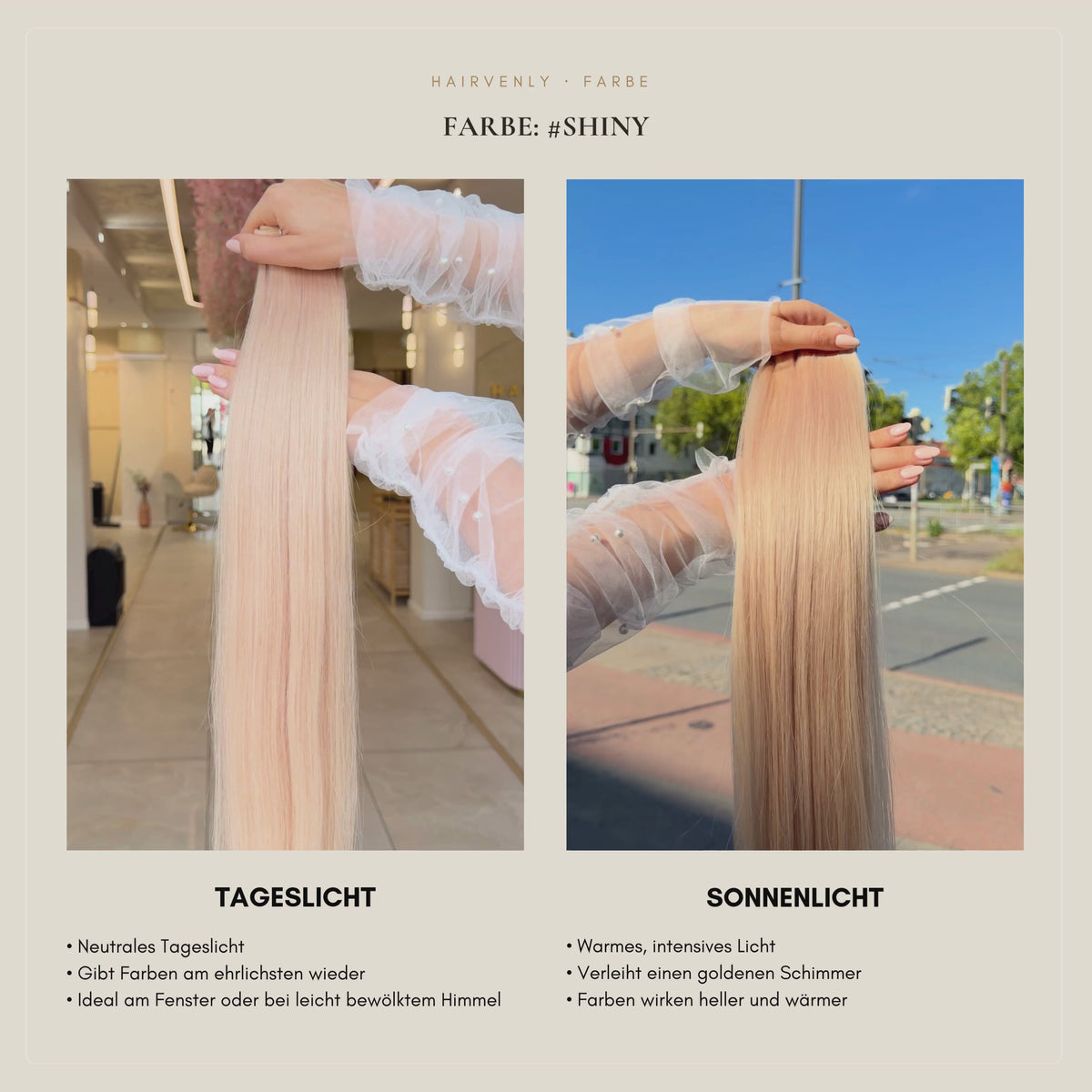 #Shiny Helles Goldblond | Echthaar Classic Weft Tressen | RU Glatt ♡