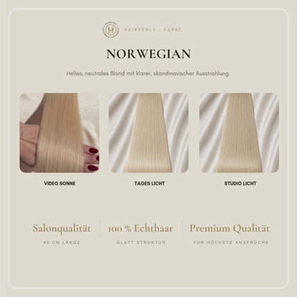 #NORVEGIAN STANDARD RUSSISCHE TAPE EXTENSIONS GLATT ♡