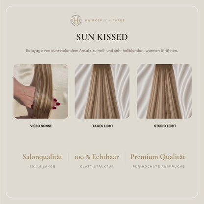 #SUN-KISSED STANDARD RUSSISCHE TAPE EXTENSIONS GLATT ♡