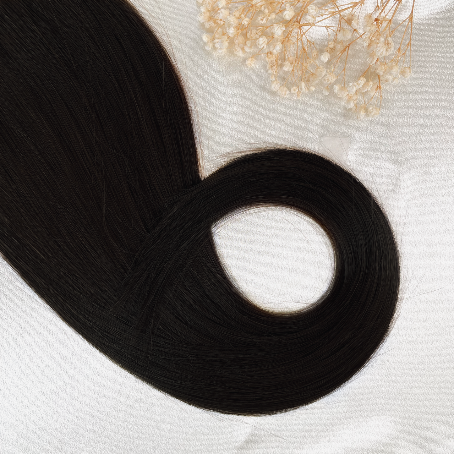 Raw | Echthaar Tressen – Invisible Butterfly, glatt (RU)