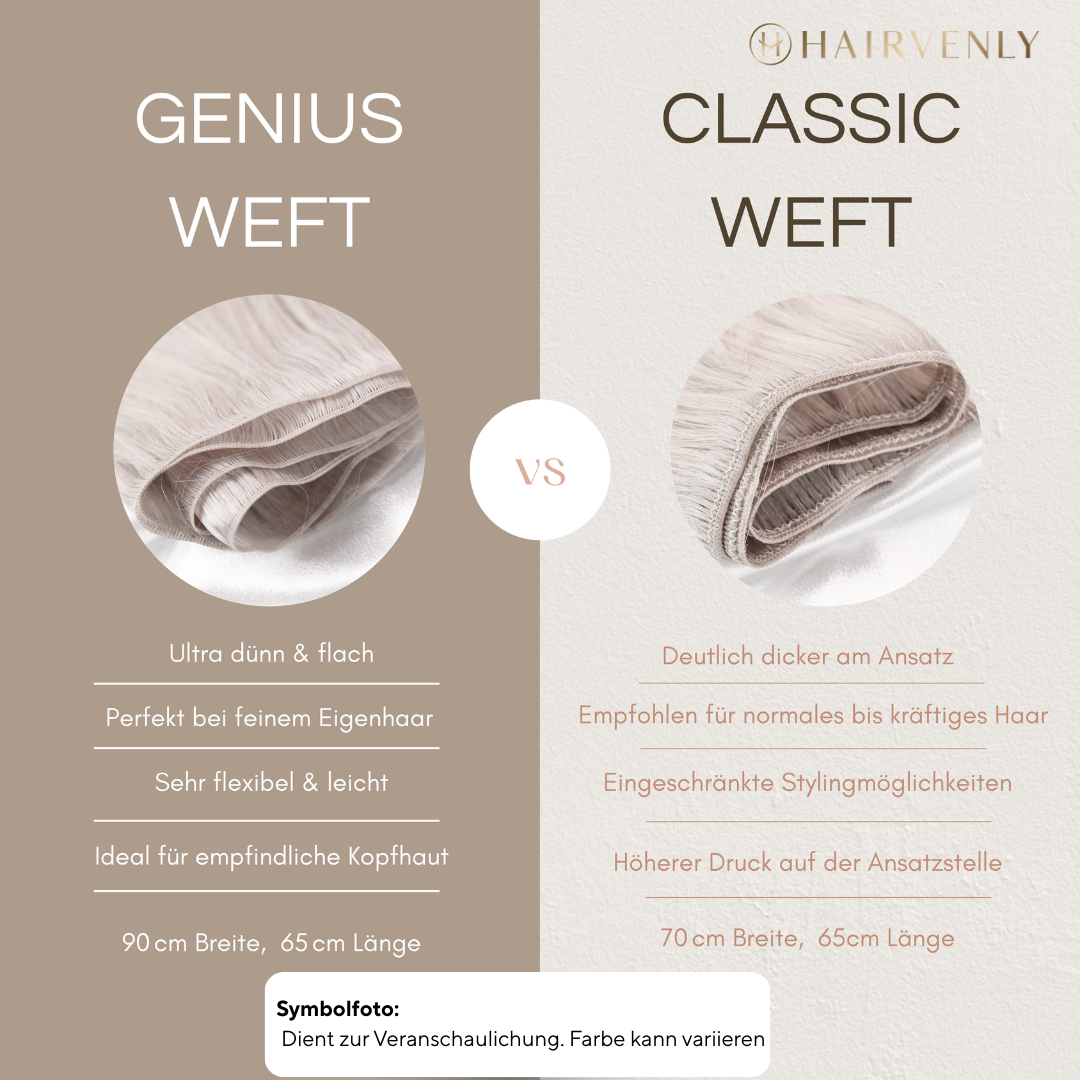 #RAW GENIUS WEFT RUSSISCHES GLATTES HAAR  60CM ♡