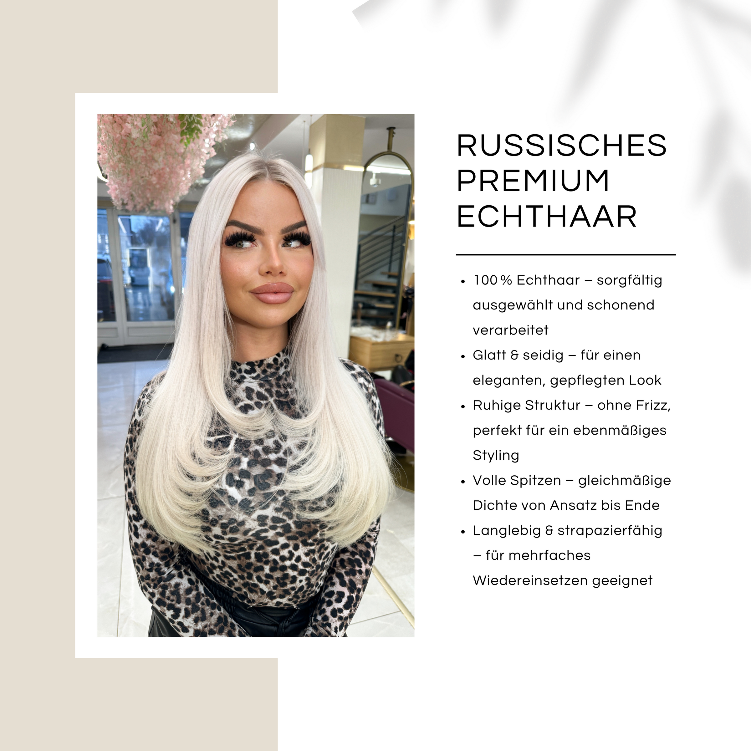 #SOFT BLOND BALAYAGE GENIUS WEFT RUSSISCHES GLATTES HAAR  60CM ♡