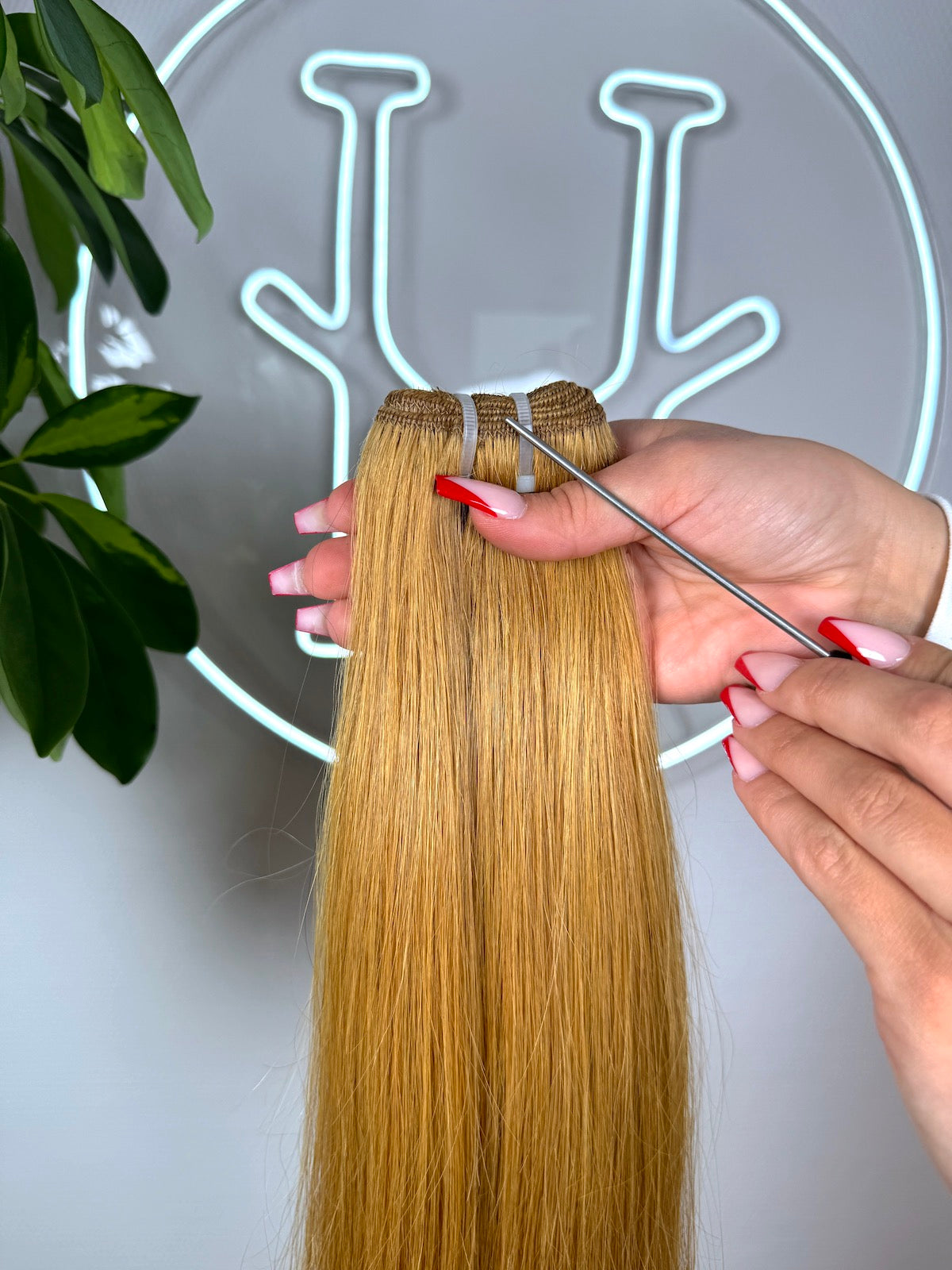 #8  KUPFERBLOND US WELLIGE TRESSEN CLASSIC ECHTHAAR  65CM ♡