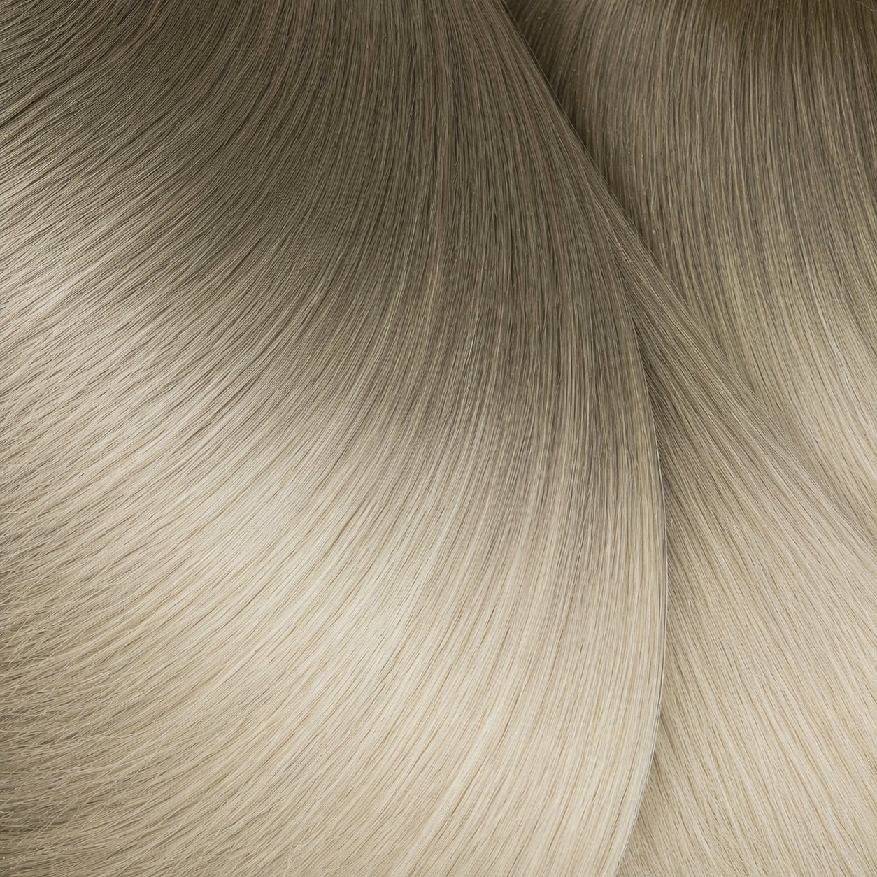 #SOFT BLOND BALAYAGE ASCHBLOND US WELLIGE TAPE EXTENSIONS 55CM ♡