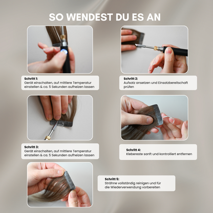 Tape Entferner Gerät für Extensions – elektrisch & professionell