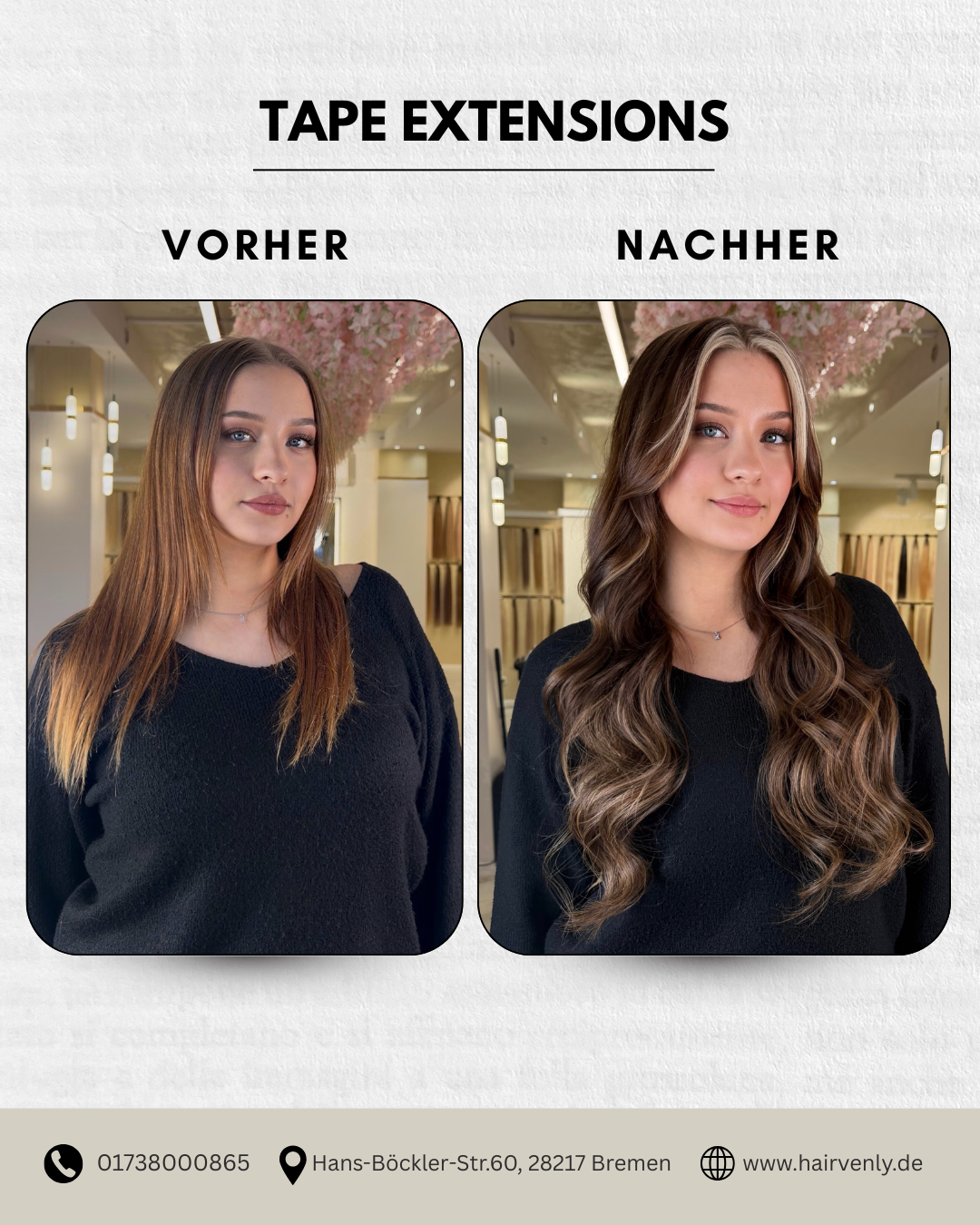 Tape Extensions Schulung