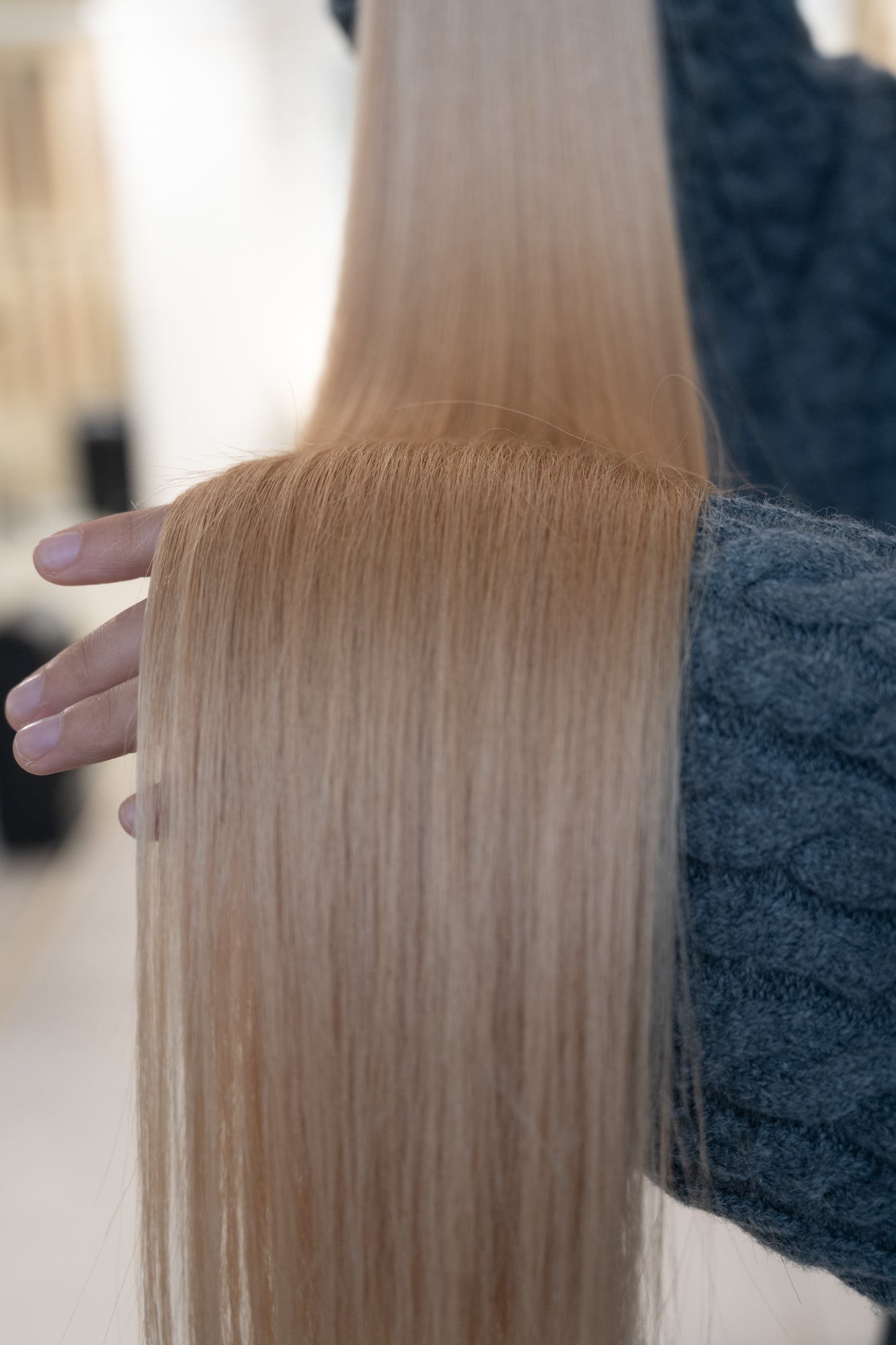 #HONEY GENIUS WEFT RUSSISCHES GLATTES HAAR  60CM ♡