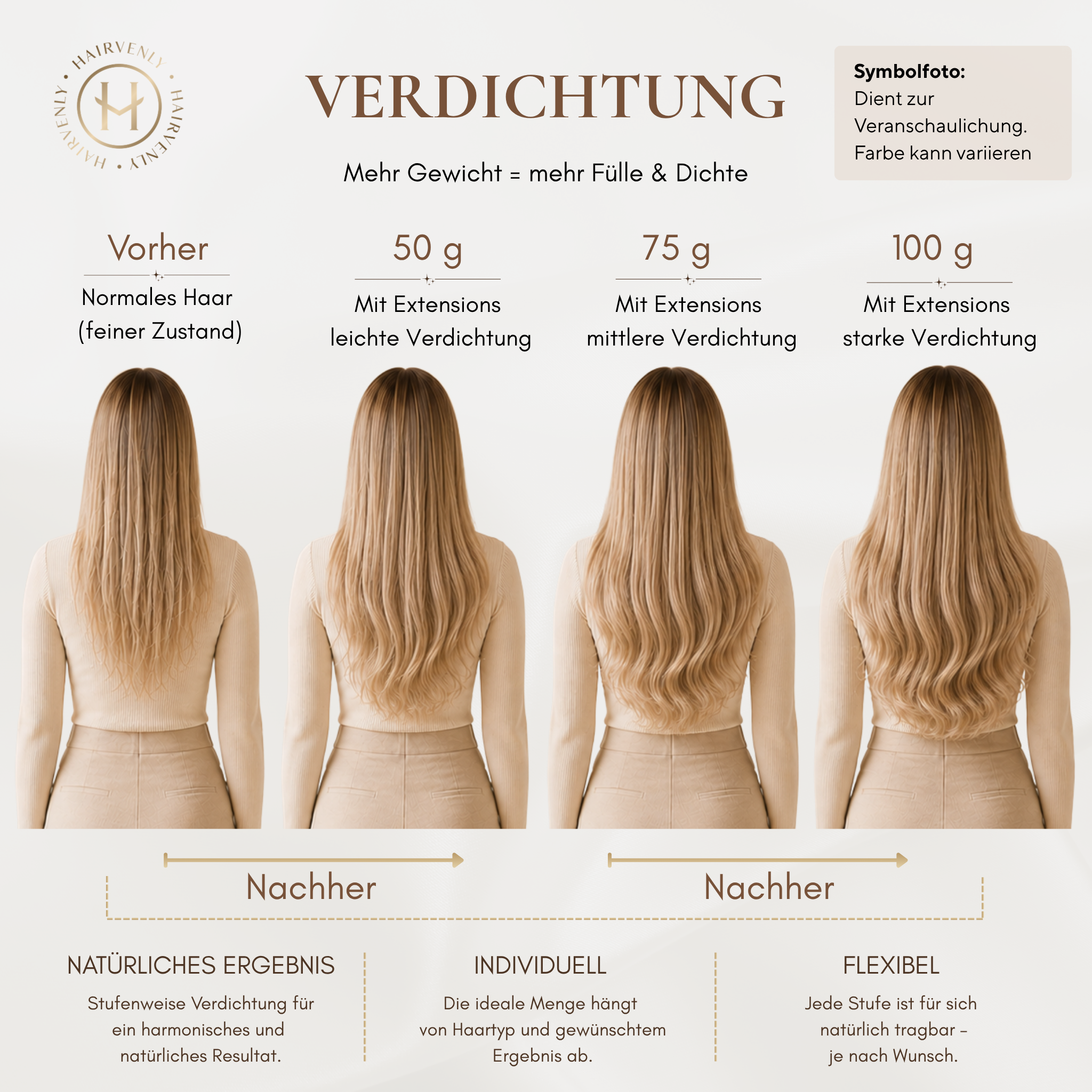 #MACADAMIA GLOW STANDARD RUSSISCHE TAPE EXTENSIONS GLATT ♡