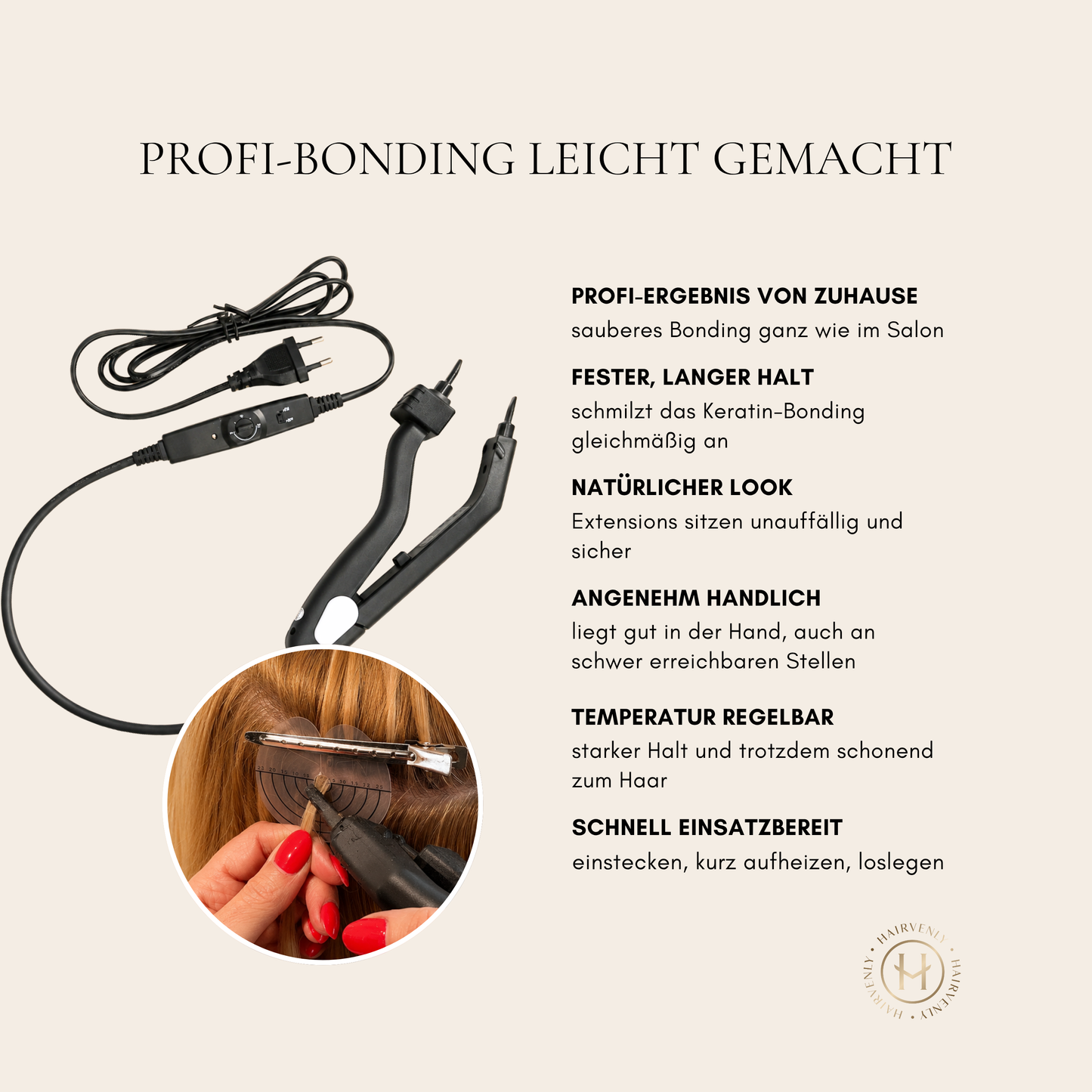 Wärmezange für Bonding Extensions