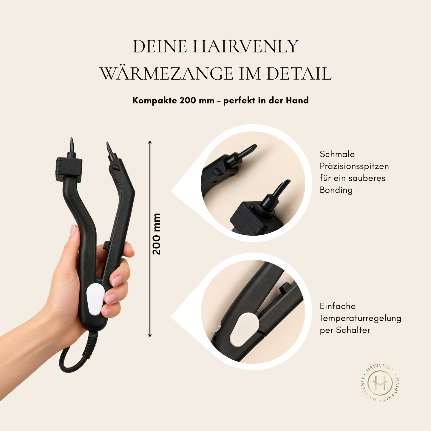 Wärmezange für Bonding Extensions
