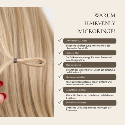 Hairvenly Microringe mit Silikon