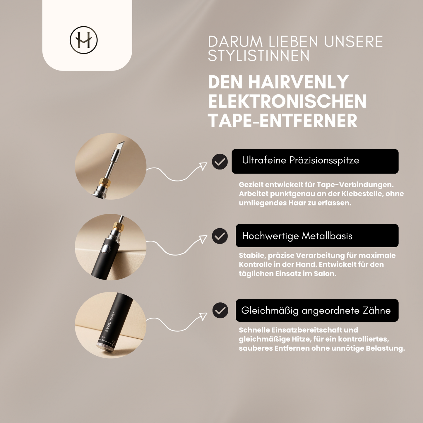 Tape Entferner Gerät für Extensions – elektrisch & professionell